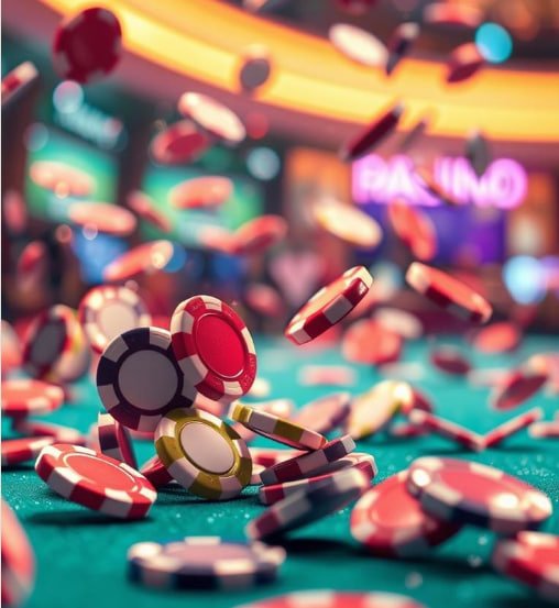 Vibrant casino atmosphere representing phlwin login gaming experience in the Philippines